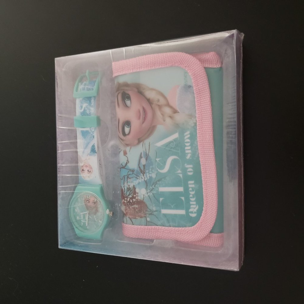 Frozen's Elsa Analog watch & wallet set